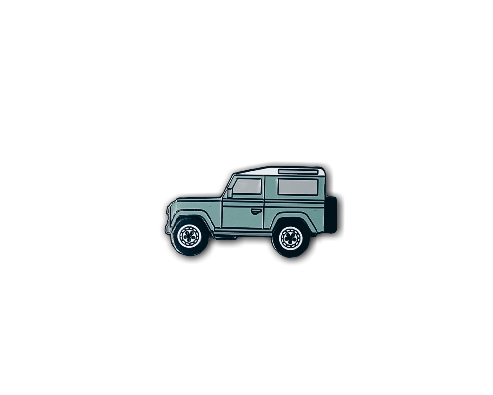 "Land Rover Defender 90" Lapel Pin | Heroes for Hire Co