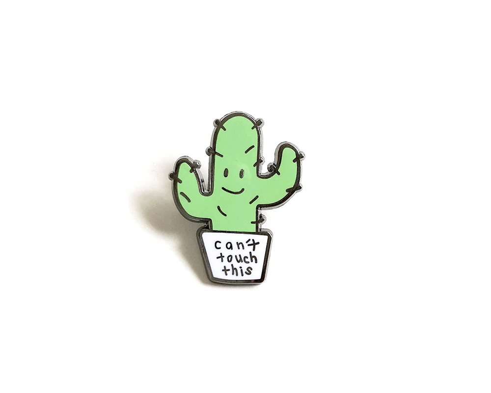 "Can't Touch This Cactus" Lapel Pin | Heroes for Hire Co