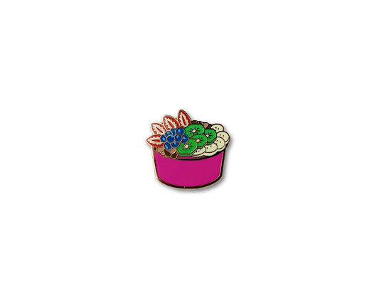 "Acai Bowl" Lapel Pin | Heroes for Hire Co