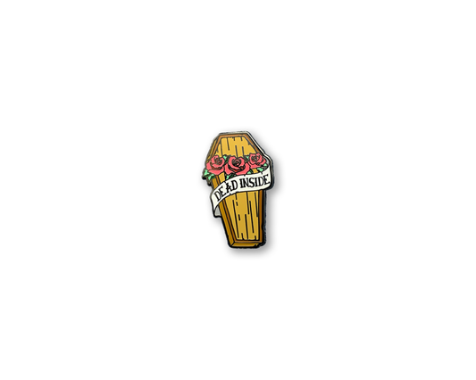 "Dead Inside Coffin" Lapel Pin | Heroes for Hire Co