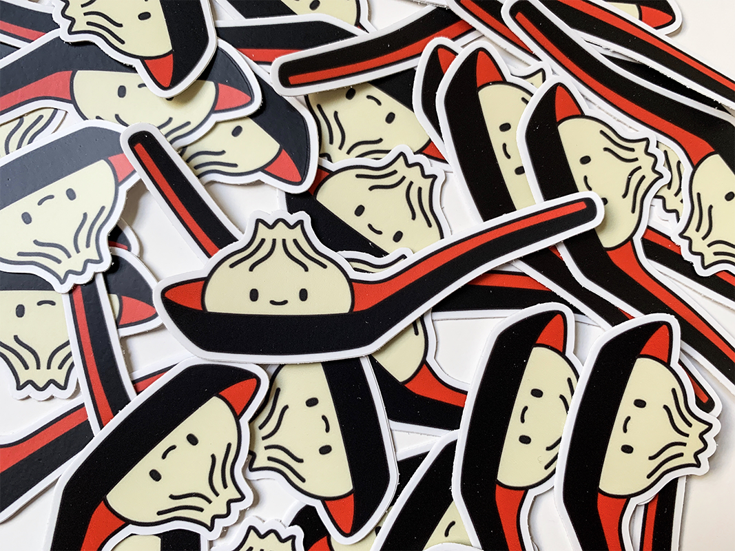 "Soup Dumpling" Vinyl Sticker | Heroes for Hire Co